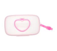 SOPOTUTU Boîte Lingettes Humides Portable avec Joint Silicone Étanche Étui Suspendu pour Garçon Fille Pratique pour Poussette et Voyage Facile à Bouton Accessoire Change Naissance