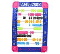 SOPOTUTU Boulier Abacus Educatif Portable pour Garçon Fille Aide Au Calcul Mental et Apprentissage des avec Support pour Table Jeu Mathématique pour Garçons et Filles Couleur Aléatoire