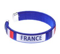 SOPOTUTU Bracelet de Football Aux Couleurs Nation Bracelet Tressé pour Fans de Soccer pour Championnat Européen Confortable et Durable