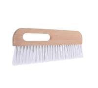 SOPOTUTU Brosse à Papier Peint en Bois de Hêtre Manche Ergonomique, Outil de Lissage pour Vinyle et Papier Peint Traditionnel, Pinceau de Finition Réutilisable pour Murs Salon, Chambre