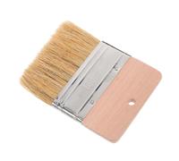 SOPOTUTU Brosse à Poils de Porc Naturelle Manche Brosse pour Enlever Sable Plage et Peinture Artistique Polyvalente