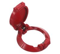 SOPOTUTU Cache-bouton Rouge en Alliage de Zinc pour Démarrage Moteur, Protection Anti-rayures à Déclenchement, Compatible Voitures et Motos Bouton-poussoir, Couverture de Démarrage