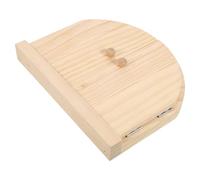 SOPOTUTU Cache-Interrupteur en Bois Massif Double Porte Protection d'Interrupteur Sécurisé pour Chambre d'Garçon et Filles Plaque Murale Décorative Naturelle en Bois Kaki Protection la