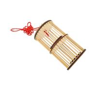 SOPOTUTU Cage à Sauterelles en Bambou Porte Escamotable Sécurisée, Malette de Transport Portable pour Garçon et Filles et Exploration des Insectes
