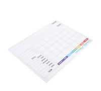 SOPOTUTU Calendrier Mensuel Magnétique Effaçable à Sec Adhésif PVC pour Réfrigérateur Tableau Résistant Aux Taches Planificateur de Repas et Liste Quotidienne Facile à Retirer