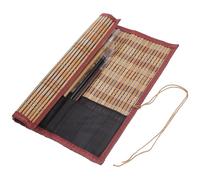 SOPOTUTU Calligraphie Ensemble de Calligraphie Chinoise 10 Pièces Stylo de Calligraphie Traditionnel Bois Convient Débutant Multi-Usage Pour Enfants et Calligraphes