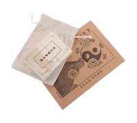 SOPOTUTU Cartes De Divination Classiques pour Débutants, Jeu De 64 Hexagrammes Chinois, Cartes en Papier Résistant, Outil d'apprentissage Feng Shui, Pratique De Prospérité Et Fortune