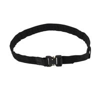 SOPOTUTU Ceinture Double Couche en Nylon Robuste Taille M Noire Ceinture de Soutien Lombaire Rigide avec Boucle à Dégagement Rapide pour Entraînement Terrain et Service de Police