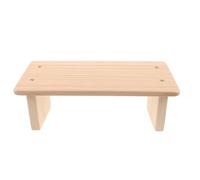 SOPOTUTU Chaise de Prière en Bois Beige, Banc à Genoux Portable Design Compact et Style Intemporel D'église, Prière Personnelle