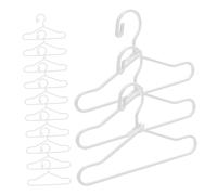 SOPOTUTU Cintres pour Poupées Miniatures 55 Pièces en Métal Blanc 40 Mm pour Rangement De Vêtements De Petites Poupées Accessoires Décoratifs pour Mini-Maisons