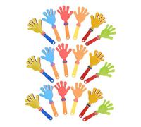 SOPOTUTU Claquettes à Main Colorées en Plastique, Mini Table D'harmonie Petit Format, Générateur De Son Puissant, Accessoires De Fête Bruyants, Lot de 24, pour Événements Sportifs Et Anniversaires