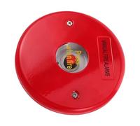 SOPOTUTU Cloche Dalarme Incendie Manuelle Acier Inoxydable Chaleur Murale Étanche Signal Dévacuation Sonore pour Entrepôts Usines et Milieux Marins