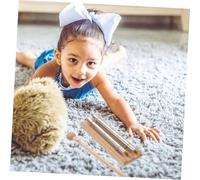 SOPOTUTU Cloche de Bois avec Instrument de Percussion pour Yoga Prière Musical Éducatif