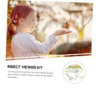 SOPOTUTU Coffret Observation Portable pour Garçon Fille avec Loupe et Outils de Capture Insectes Kit Complet pour Jeux Extérieurs et Exploration Scientifique Junior