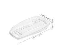 SOPOTUTU Coque de Protection Tpu Transparente pour Clé Étui Compatible Étanche Protection Intégrale Rayures et Chutes Accessoires Automobiles pour Key Fob