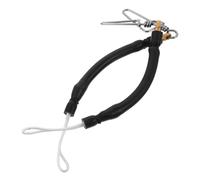 SOPOTUTU Cordon de Choc pour Chasse sous-Marine 2pcs en Latex et Acier Inoxydable, Léger et Facile à Transporter, Corde Noire Pêche en Eau Douce