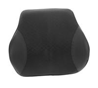 SOPOTUTU Coussin Lombaire Mémoire Mousse Noir Ergonomique Support Dorsal Confort pour Voiture Bureau Gaming