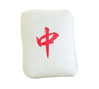 SOPOTUTU Coussin Mahjong en Peluche Douce Grand Format 35X28X10 CM Coussin Décoratif Créatif pour Canapé Présent Original D’Anniversaire Câlin Tout Doux Décoration Intérieure