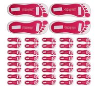 SOPOTUTU Coussinets pour pieds bronzés par pulvérisation 25 paires en carton antidérapants adaptés aux séances de bronzage en salon pour professionnels et clients