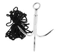 SOPOTUTU Crochet Grappin Griffes Acier Inoxydable avec Corde Fixation Solide et Grip Stable pour Activités Outdoor Couleur Aléatoire Couleur Aléatoire