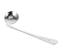 SOPOTUTU Cuillère Coudée Acier Inoxydable pour Alimentation Autonome des Patients Ustensile Incliné Pratique pour Personnes Âgées Aide Au Repas pour Malades Alités Modèle Main Gauche