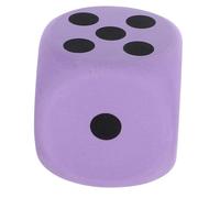 SOPOTUTU Dés EVA Arrondis Jeu Portable Mousse Résistante pour Fêtes et Activités Extérieures Accessoire Ludique Multifonction pour Garçon Fille et Maths