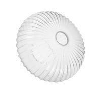 SOPOTUTU Diffuseur D’Abat-Jour en Verre Transparent Côtelé 250 X 150 MM, Abat-Jour Sphérique pour Lustre et Plafonnier, Remplacement pour Salon, la Cuisine et Salle de Bain, Éclairage Doux