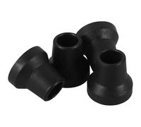 SOPOTUTU Embouts de Béquille en Caoutchouc Antidérapants 16 Mm, Kit 4 Pièces pour Cannes à 4 Pieds, Amortisseurs de Chocs Compatibles Canne Médicale et Chaise, Accessoires Déambulateurs