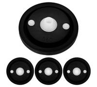 SOPOTUTU Ensemble de 4 Membranes de Rechange pour Électrovanne Diamètre 265 MM Plastique Blanc Joints d'Étanchéité pour Robinet Urinoir et Lave-Linge Pièces de Réparation pour