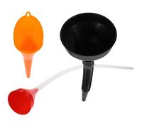 SOPOTUTU Entonnoir Flexible Multi-diamètres avec Filtre et Tube Extensible pour Huile et Carburant Accessoire Compact et Léger pour Kit de Sécurité Routière Compatible Voitures et Motos