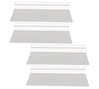 SOPOTUTU Étagère Pour Chaussure Transparente Murale À Lattes Présentoir De Vente Au Détail Pour Chaussures Rangement Chaussures Pour Maison Magasin Et Vitrine 4 Pièces 9.84 X 4.72 X 1.38 in