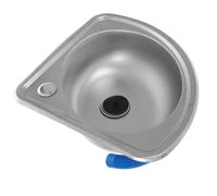 SOPOTUTU Évier Cuisine Cuve en Acier Inoxydable Brillant Kit Simple sans Support Évier De Bar pour Camping-Car Adapté Usage Extérieur Et Compact pour Espace Restreint