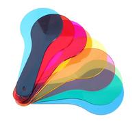 SOPOTUTU Feuilles de Filtre de Couleur Acrylique 8 Couleurs Translucides pour Enseignement Préscolaire et Primaire Accessoires Cognitifs pour Mélange et Découverte Outil Éducatif