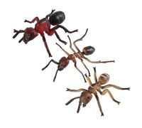 SOPOTUTU Figurine De Fourmi Plastique Décorative pour Jardin, Lot De 3 Mini Sculptures Fourmis, Ornement Extérieur Petit Modèle, Décoration De Pot De Fleurs, Présent Original