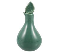 SOPOTUTU Flacon Distributeur D'huile Essentielle en Céramique Émaillée Vert Profond 50 Ml pour Aromathérapie, Spa et Salon de Beauté, Récipient Hermétique pour Huiles de Massage