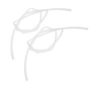 SOPOTUTU Gaine Thermorétractable Transparente 2 Pcs pour Embouts de Lacets de Chaussures Ø5 Mm, Embouts en Plastique Résistants pour Réparation Lacets Baskets, Accessoires