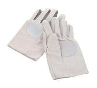 SOPOTUTU Gants de Travail Résistants Chaleur Cuir Vachette Huile et Dérapants Protection pour Soudure Manutention et Camping Couleur Aléatoire