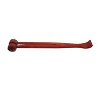 SOPOTUTU Gratte-dos en Bois Rouge Massif 43 Cm Bâton de Massage Corporel Portable Multifonction pour Soulagement des Démangeaisons Dorsales et Relaxation Musculaire, Outil Ergonomique