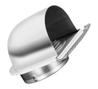 SOPOTUTU Grille D’Aération U en Acier Inoxydable 150 MM Déflecteur de Ventilation Extérieur pour Hotte Aspirante Ventilation Murale Résistante aux Intempéries Usage la Cuisine et