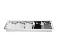 SOPOTUTU Grille de Ventilation Marine en Acier Inoxydable 5 Lames 32,3 X 10,9 X 2,8 CM, Couvercle d'Aération pour Bateaux, Aérateurs Marins à Persiennes, pour Cabines de Yachts et