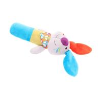 SOPOTUTU Hochet pour Bébé Interactif en Peluche Bleu et Orange à Saisir Son Favorisant la Coordination Œil-Main Éducatif pour Nourrissons Présent Naissance
