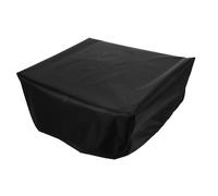 SOPOTUTU Housse De Protection Gramophone Vintage en Tissu Oxford Imperméable Noire, Dimensions 45x36x17 Cm, Anti-poussière Et Portable, pour Platine Vinyle Et Haut-parleurs, Protection Sûre Et Légère