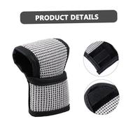 SOPOTUTU Housse Pommeau Vitesse Bling Étanche avec Cristaux Décoratifs Protection Cuir pour Levier de Vitesse Auto Accessoire Intérieur Confort et Style