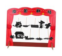 SOPOTUTU Jeu De Marionnettes D'ombres Chinoises Fait Main pour Garçon Et Filles, Kit DIY Montessori, Théâtre Miniature 1 Set, Éveil Préscolaire Créatif, Jeu D'imagination Familial