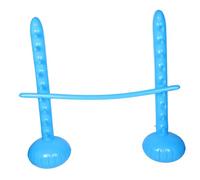 SOPOTUTU Jeu de Saut Gonflable PVC pour Garçon Fille Barre de Limbo Interactive et Résistante pour Fêtes Intérieur et Extérieur Accessoires de Jeux Air pour Garçons et Filles