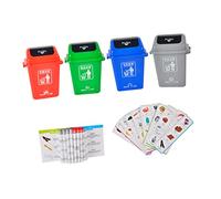 SOPOTUTU Jeu De Sélection des Déchets Éducatif pour Garçon Fille Jouet De Classification Environnemental Développement Patience Et Réactivité