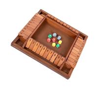 SOPOTUTU Jeu De Société à Retourner Et Jeu De Dés à Boire pour Adultes, Taille Moyenne, Double Face, Quatre Panneaux Tournants, Convivial, pour Fête Entre Amis Et Réunions Familiales