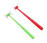 SOPOTUTU Jeu Ventouse Marteau Jouet Éducatif pour Garçon et Filles, Petit Marteau en Plastique, 2pcs, pour Table et Cartes, Présent de Fête Couleur Aléatoire