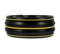 SOPOTUTU Joint d'Étanchéité pour Partie Inférieure de Porte de Garage Noir et Jaune Bande Étanche Anti-infiltration et Facile à Installer pour Isolation et Protection Contre Eau Poussière