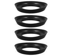 SOPOTUTU Joint Étanche Robuste en Caoutchouc pour Bride D'urinoir, Anneau Noir Anti-fuite pour Drain D'urinoir, pour Usage Domestique et Hygiène Publique, Lot de 4 Pièces